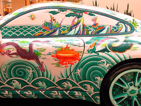 painted car 