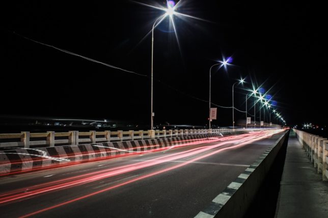 highway in night